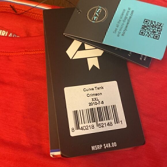 New! Four Laps Curve Tank “Crimson” XXL Red - Picture 5 of 8